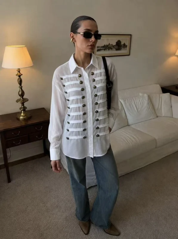 Camicia Chiffon "Hussar" | Moda Shop