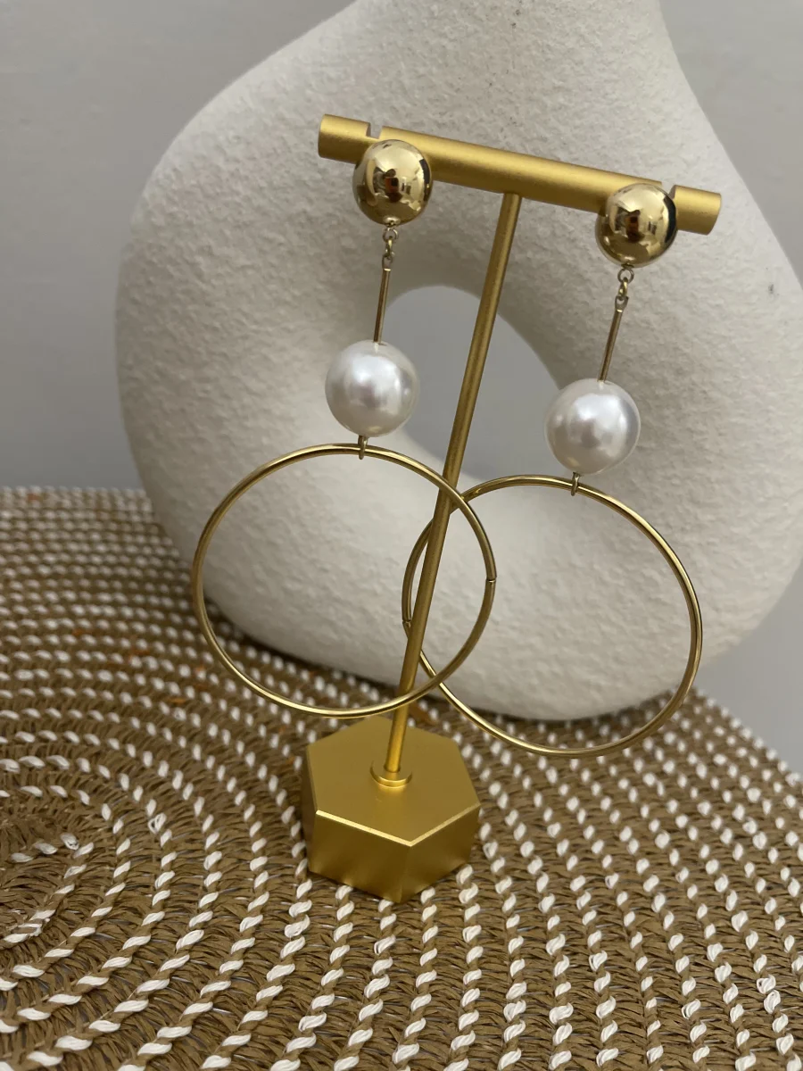 B d oreilles vintage  acier inoxydable  | WOMANITY FWI