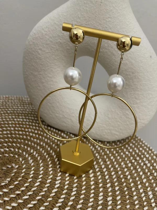 B d oreilles vintage  acier inoxydable  | WOMANITY FWI