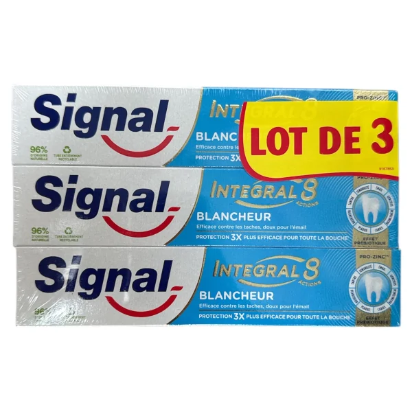 Lot de 3 tubes signal intgral 8 blancheur  | Miniprix