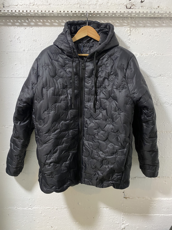 Louis Vuitton Hoodie Blouson Jacket Black | MASSIMOLUXURYOUTLET