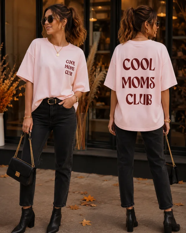 Tee-shirt " mom" 38 AU 46/48 | Les Chics Filles by Sab