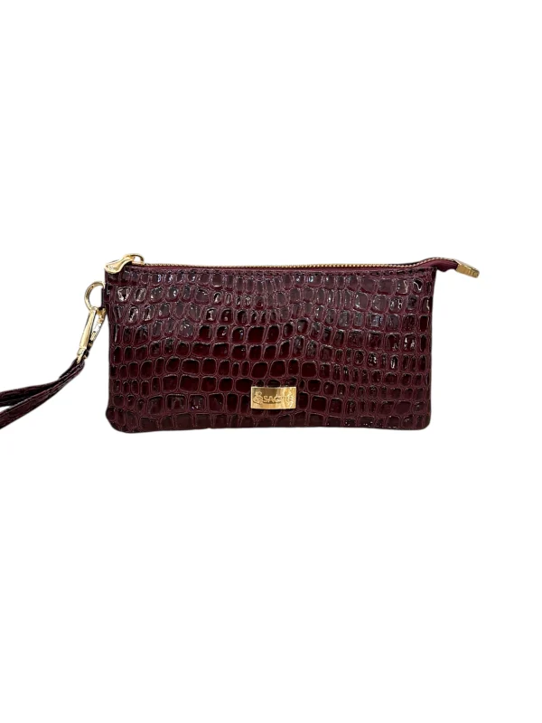 Raven Croco Verni Bordeaux  | Sac'ré