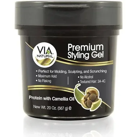 VIA NATURAL - Maximum Hold - Premium Styling Gel Protein with Camellia Oil | Hit-The-Stage Pharmacy