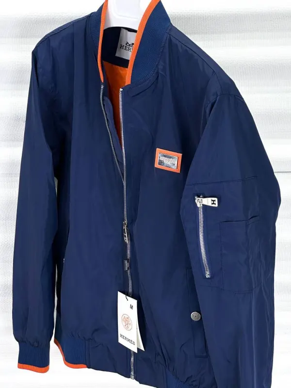 Hermes Paris Jacket Blue  | MASSIMOLUXURYOUTLET