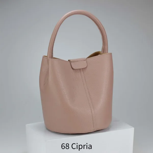 5889 - Borsa in pelle Secchiello | Carvin Bags