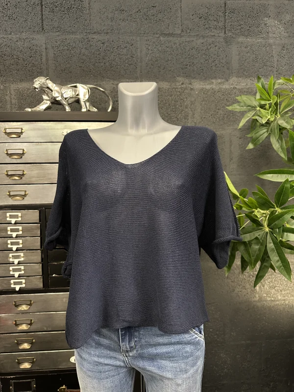 Pull kimono Maillle Coton Ample | 𝐉𝐮𝐥𝐢𝐞 𝐍𝐞𝐞𝐟 𝐂𝐫𝐞́𝐚𝐭𝐢𝐨𝐧𝐬