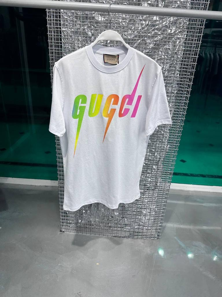 Gucci T-Shirt Blade Multicolor White | MASSIMOLUXURYOUTLET