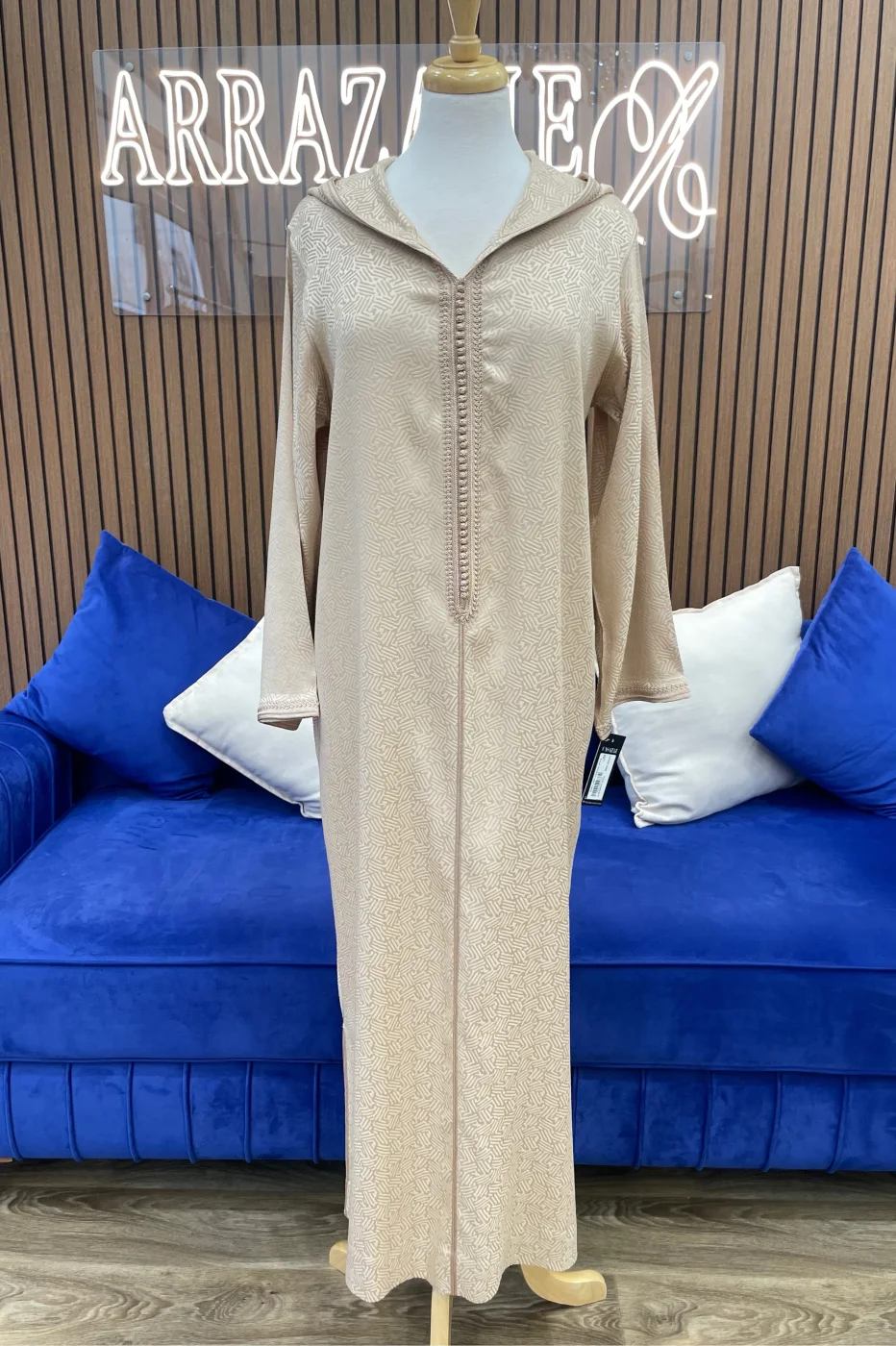 Djellaba Kamkha Camel | CasaZaz