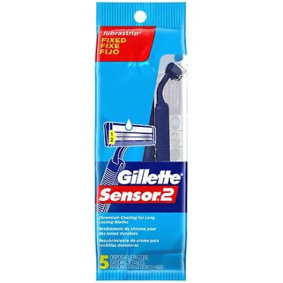 Gillette Sensor 2 Disposable Razors5.0ea | Hit-The-Stage Pharmacy