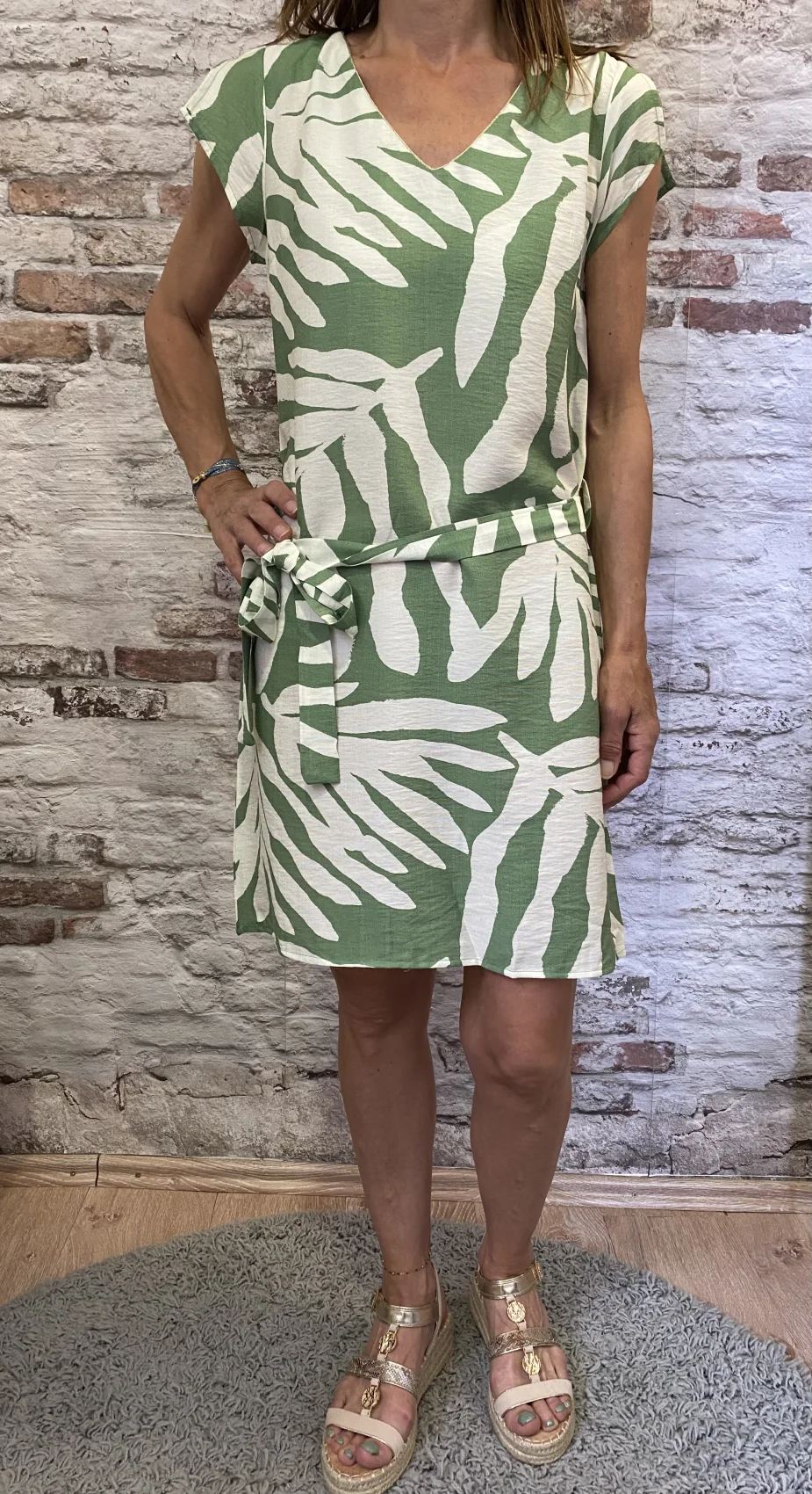 Robe feuillage  | Jus de coco 
