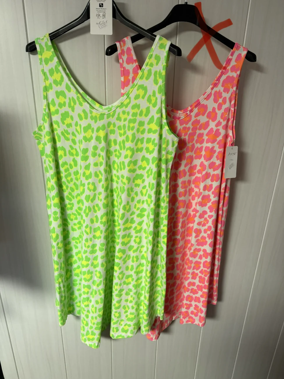 Kleid Leo neongrün AA55 | LL-Fashion