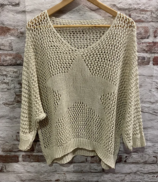 Pull ajouré | Jus de coco 