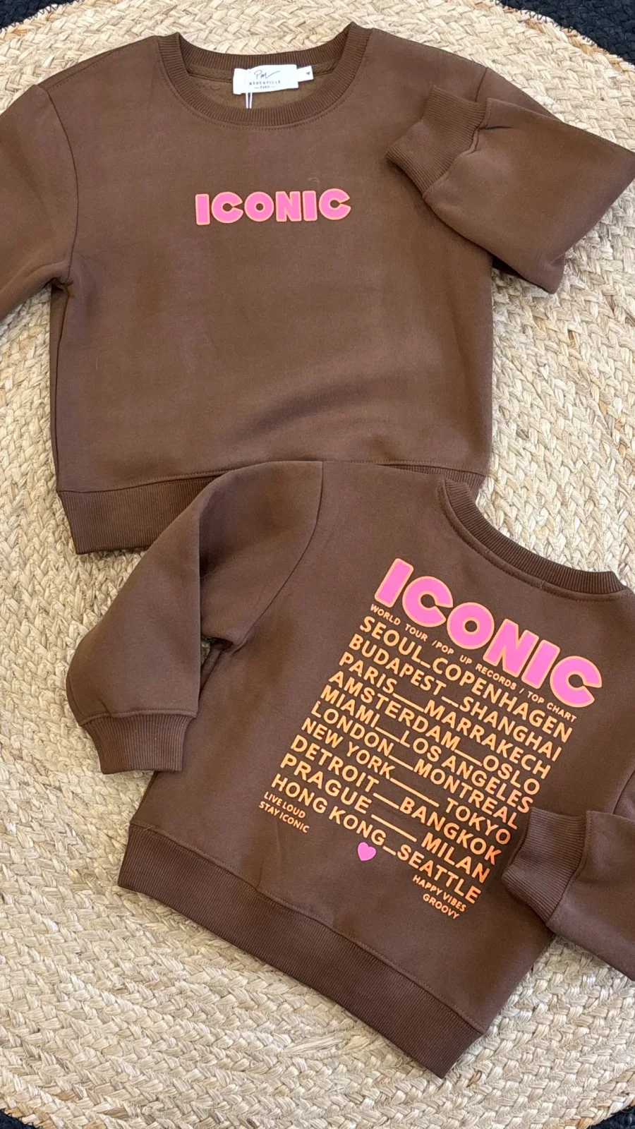 Sweat iconic marron  | Lena in Love 