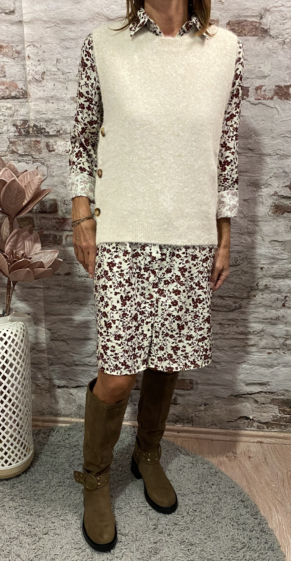 Pull sans manche  | Jus de coco 