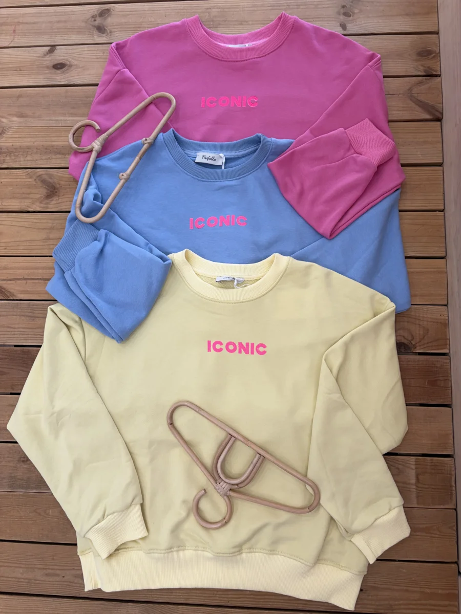 Sweat-shirt Iconic Bleu | Lena in Love 