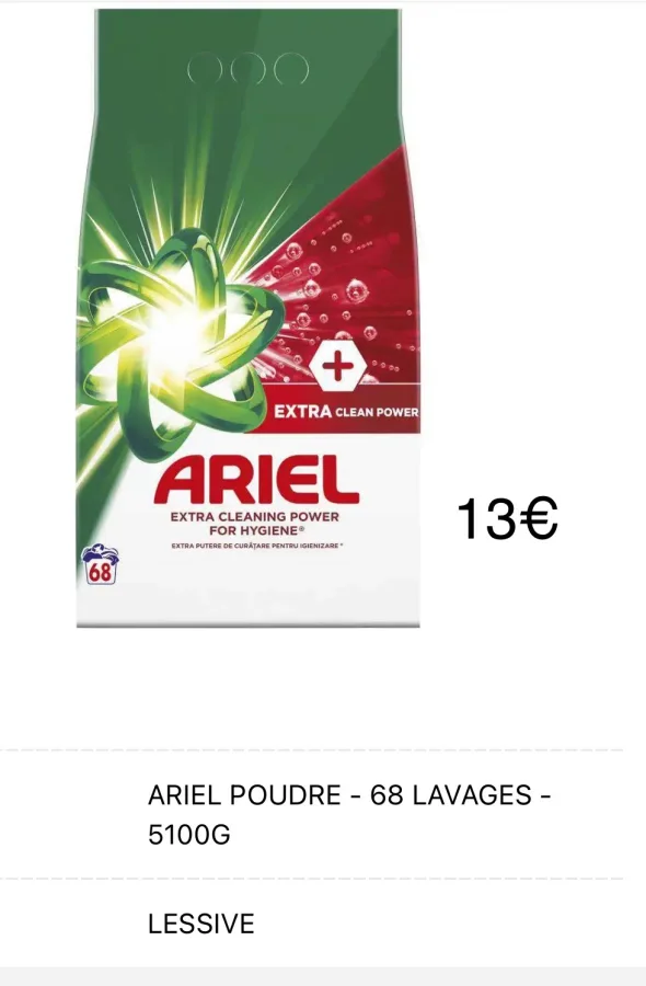 Ariel 5,100kg | fresh home