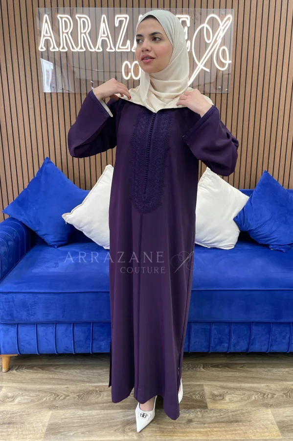 Djellaba crêpe doublure | CasaZaz