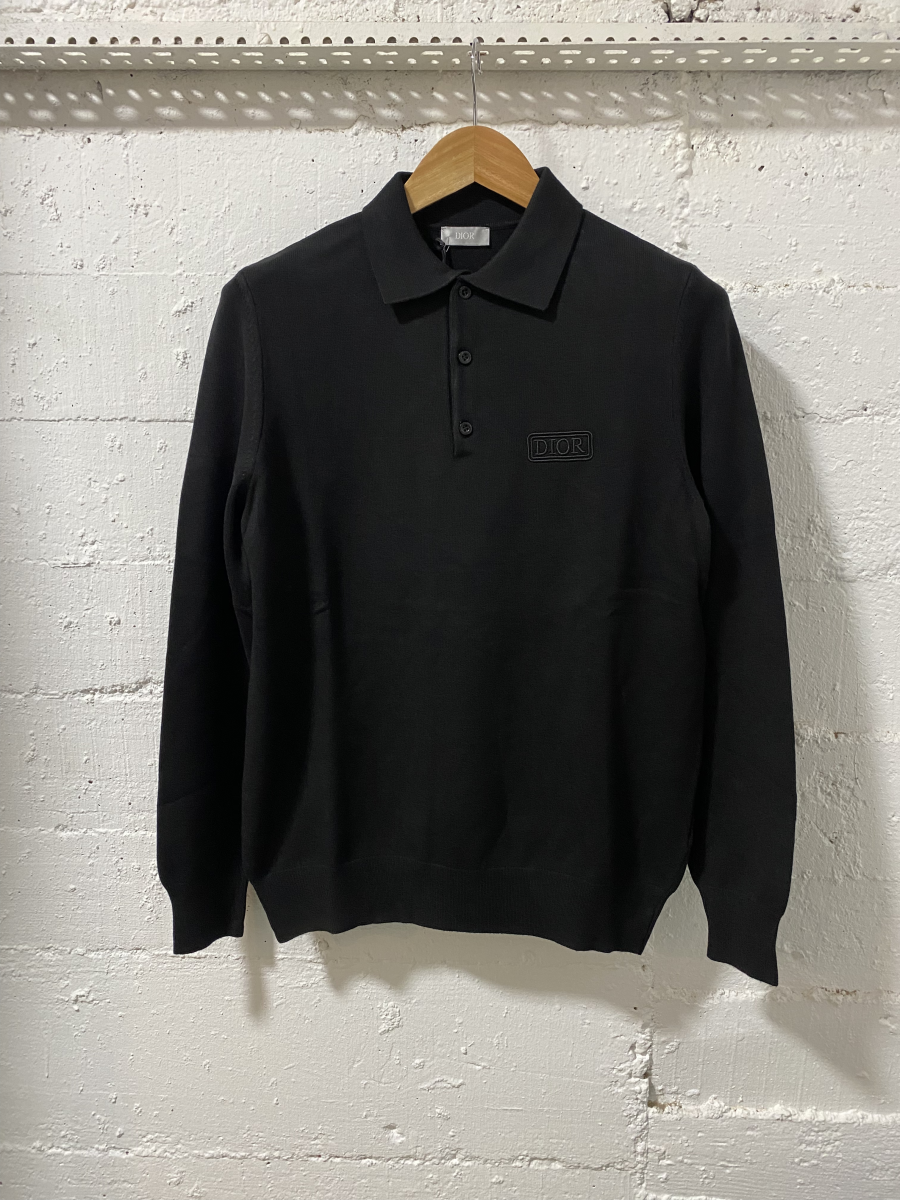 Christian Dior Polo Shirt Black | MASSIMOLUXURYOUTLET