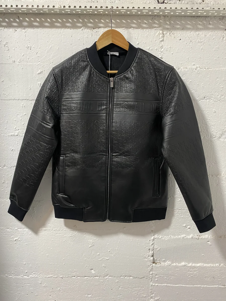  Christian Dior Paris Jacket Eco Leather Black | MASSIMOLUXURYOUTLET
