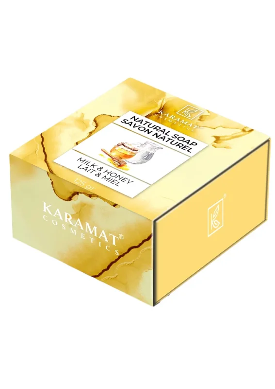 SAVON NATUREL AU LAIT & MIEL 125GR | AMCOSMETIK
