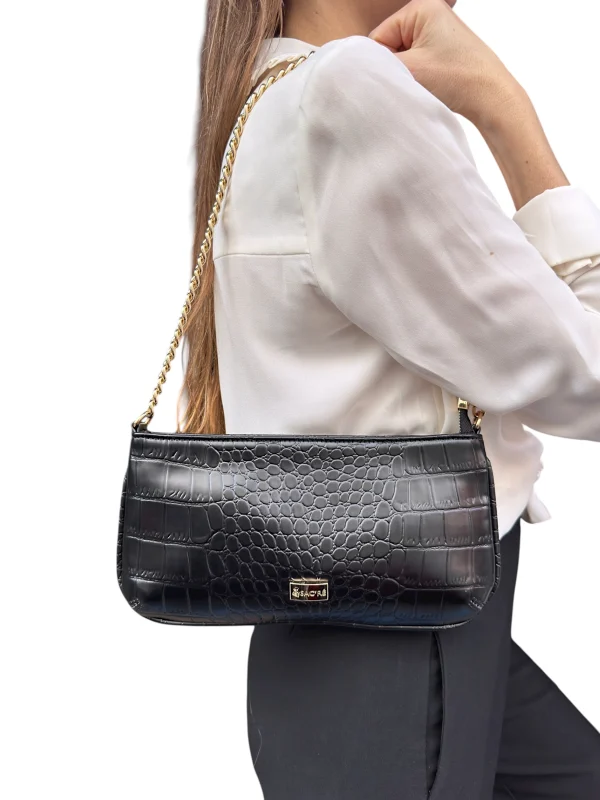 Jase Croco Noir  | Sac'ré