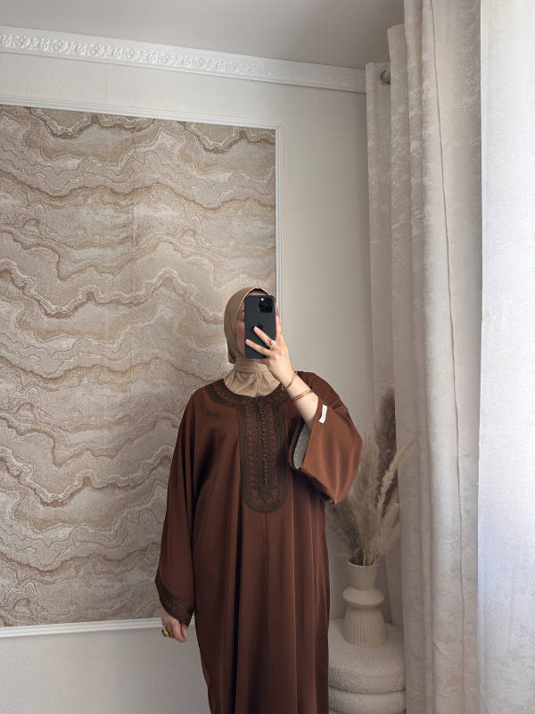 Gandoura ALYA (marron) | VELYA