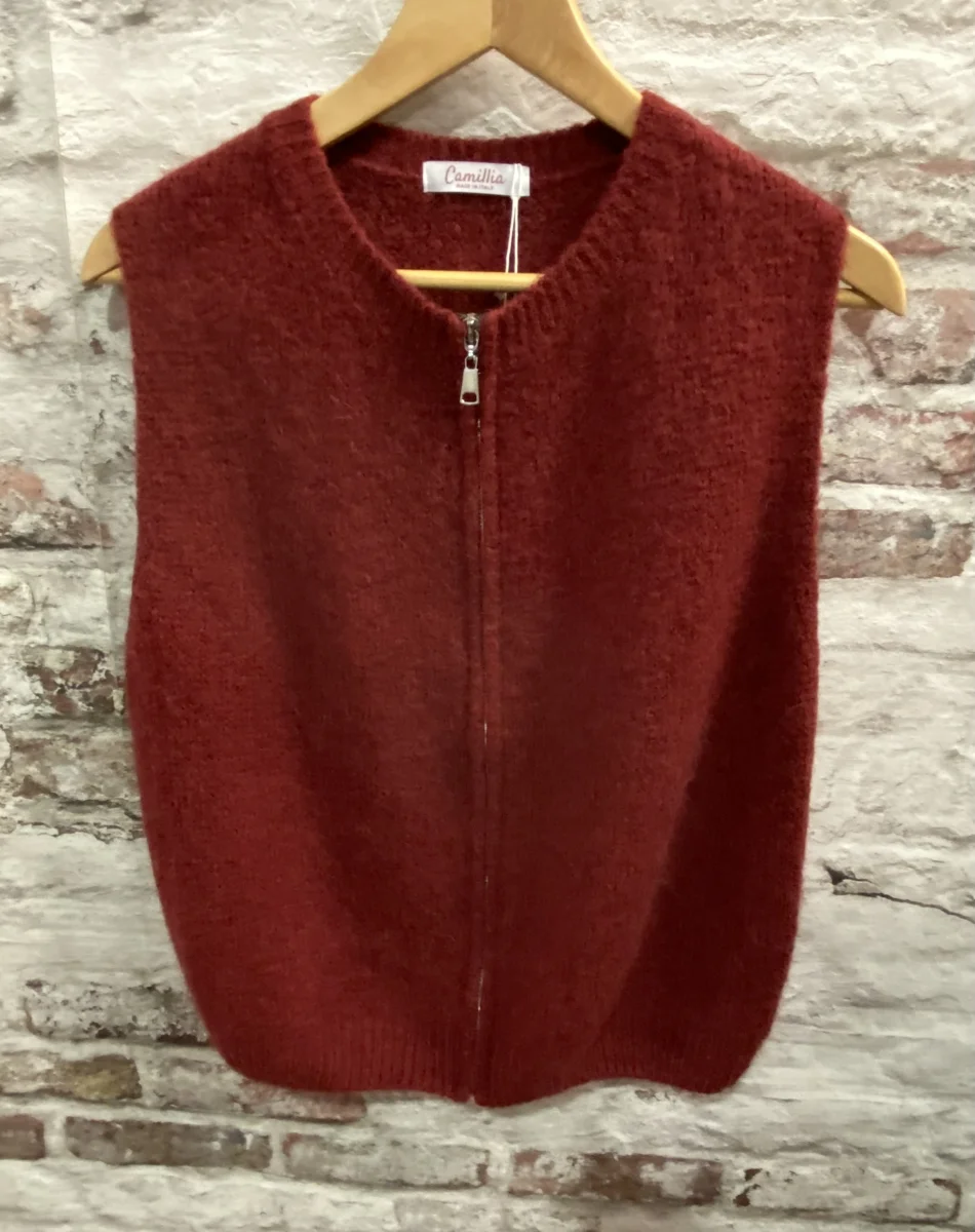 Gilet sans manche alpaga | Jus de coco 