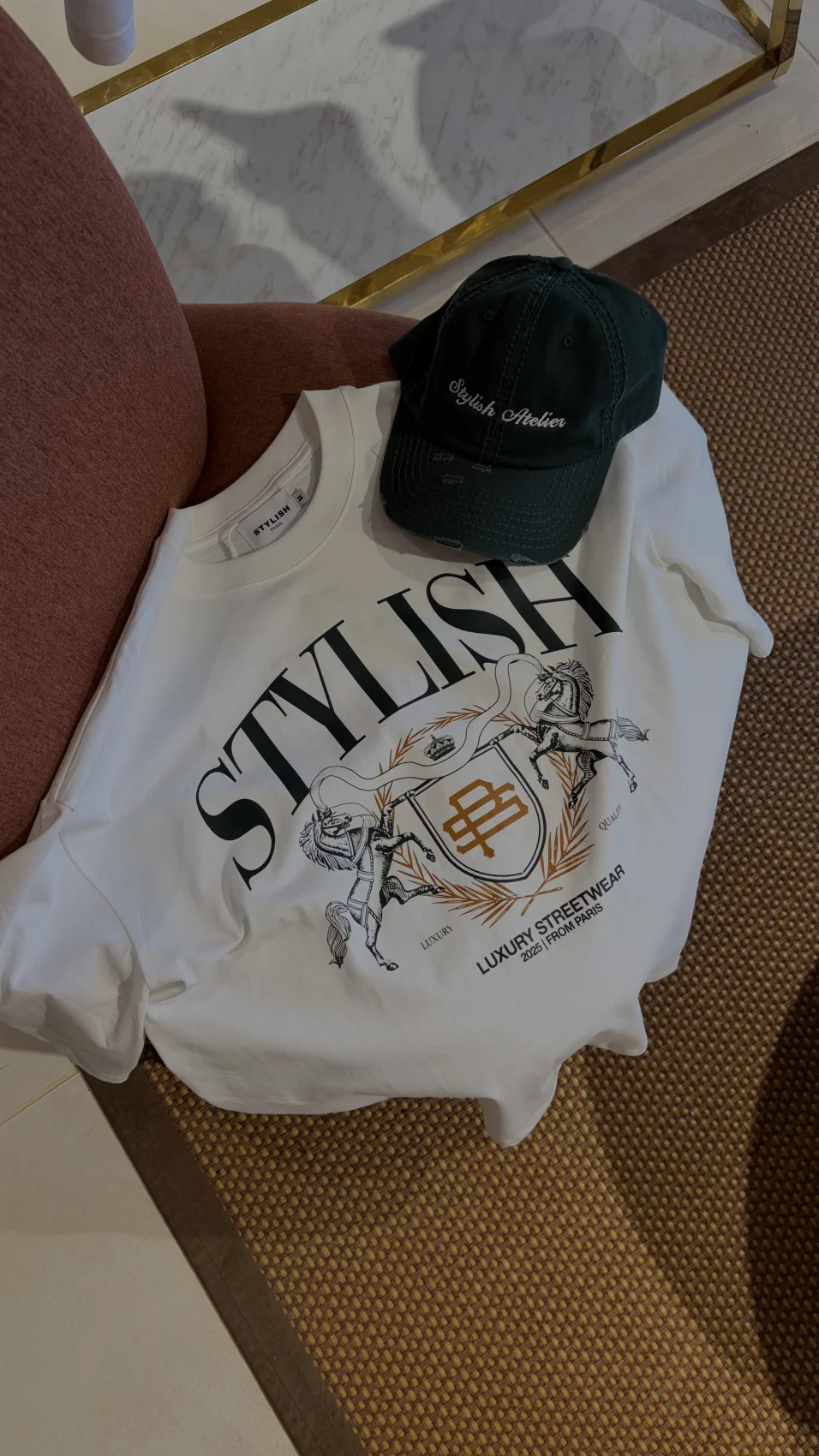 T-SHIRT MONARCH - BOXY FIT | STYLISH PARIS