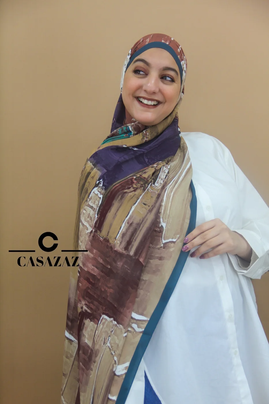 Chale en crepe  | CasaZaz