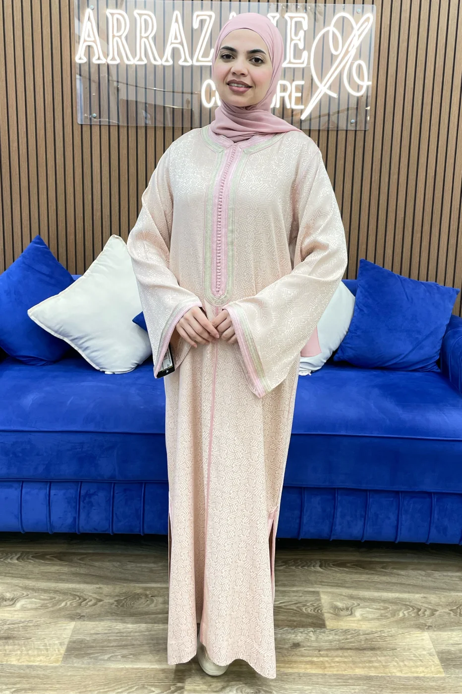 Caftan Kamkha Sfifa Rose | CasaZaz
