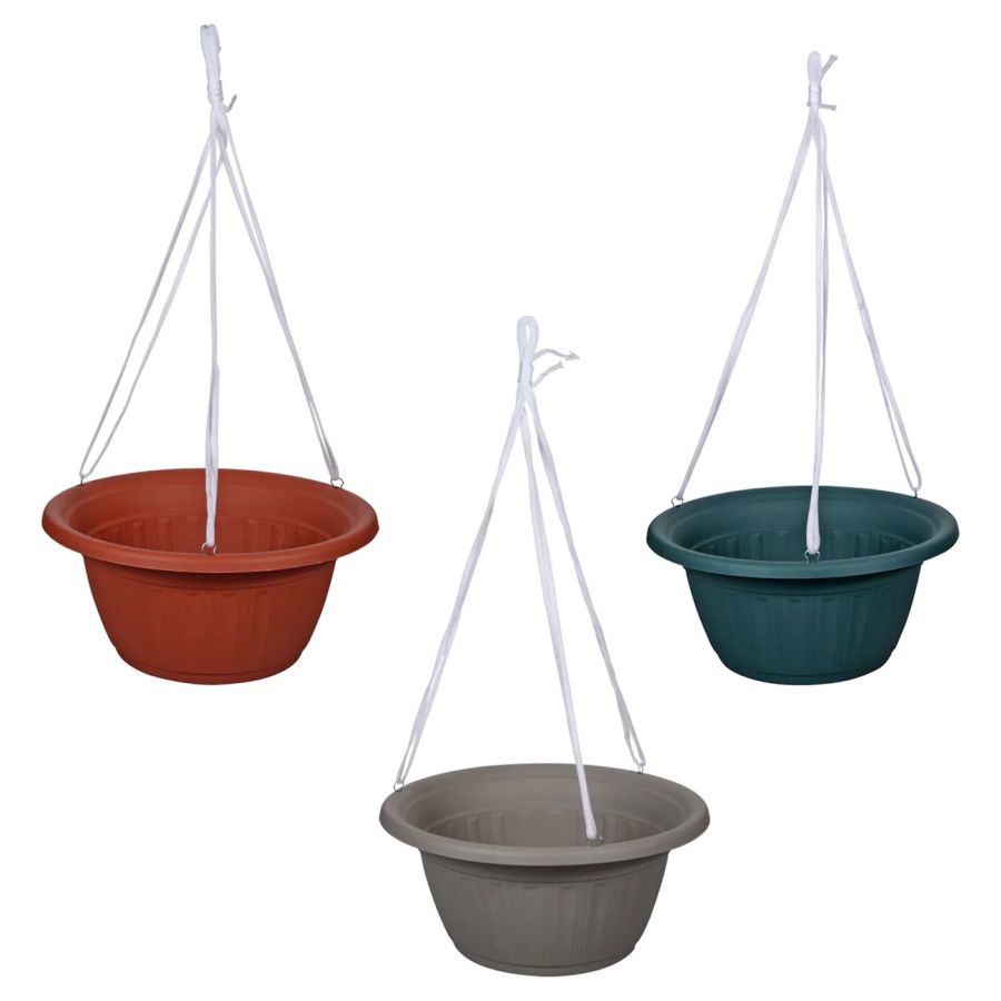Garden Collection Standard Hanging Colored Planters, 5.25x11 in. | Home & Kitchen Delights