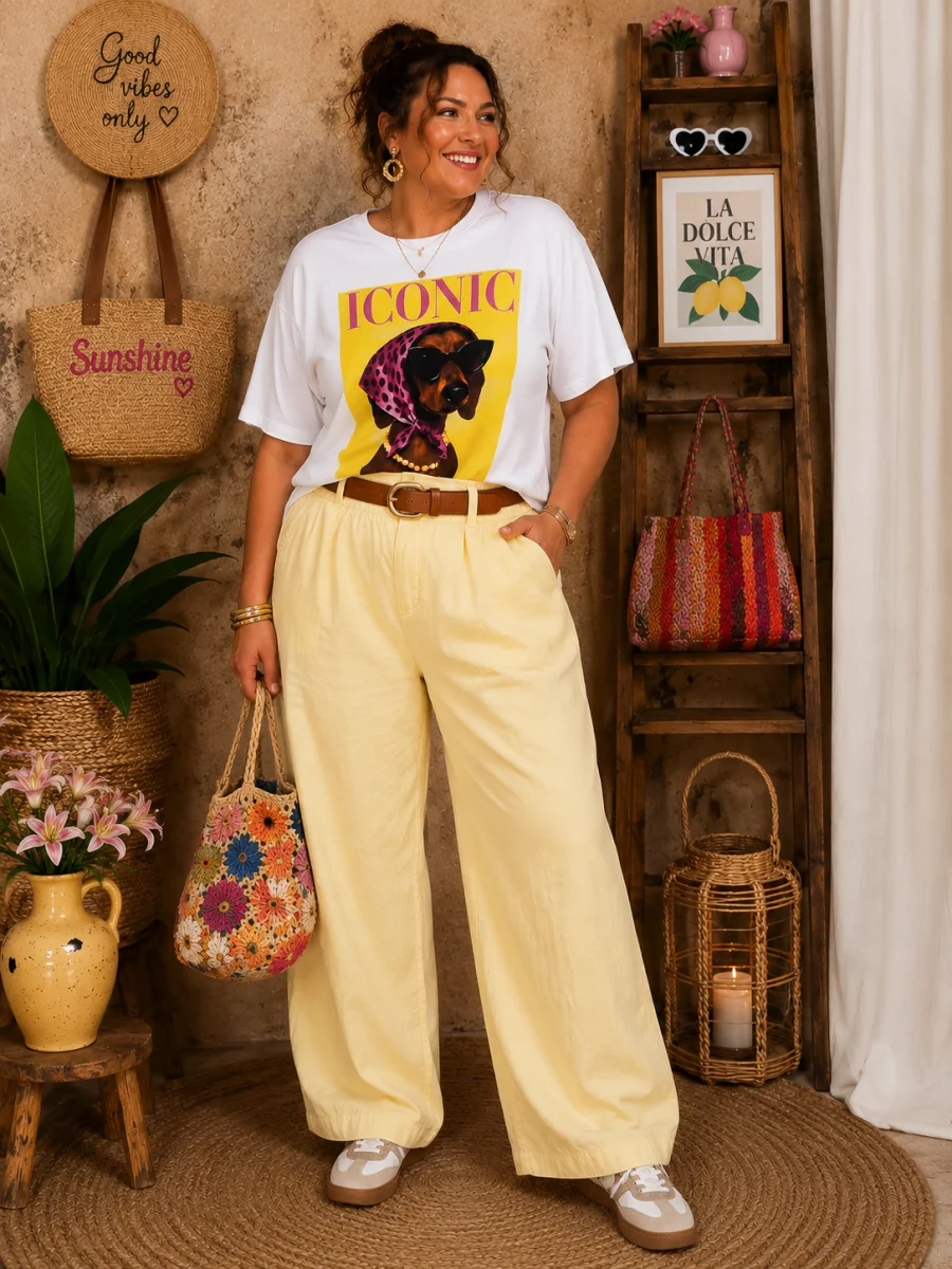 Pantalon barrel " marie" 38 au 48 | Les Chics Filles by Sab 