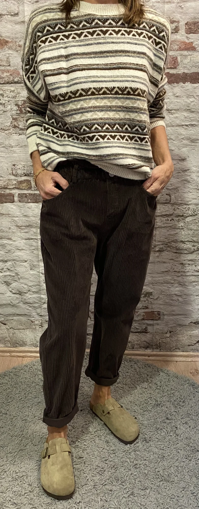 Pantalon velours | Jus de coco 