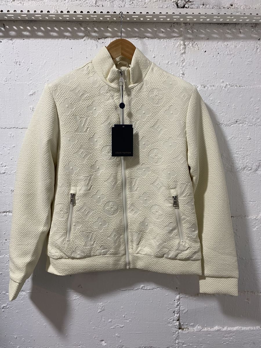 Louis Vuitton Maison Monogram Jacket White | MASSIMOLUXURYOUTLET