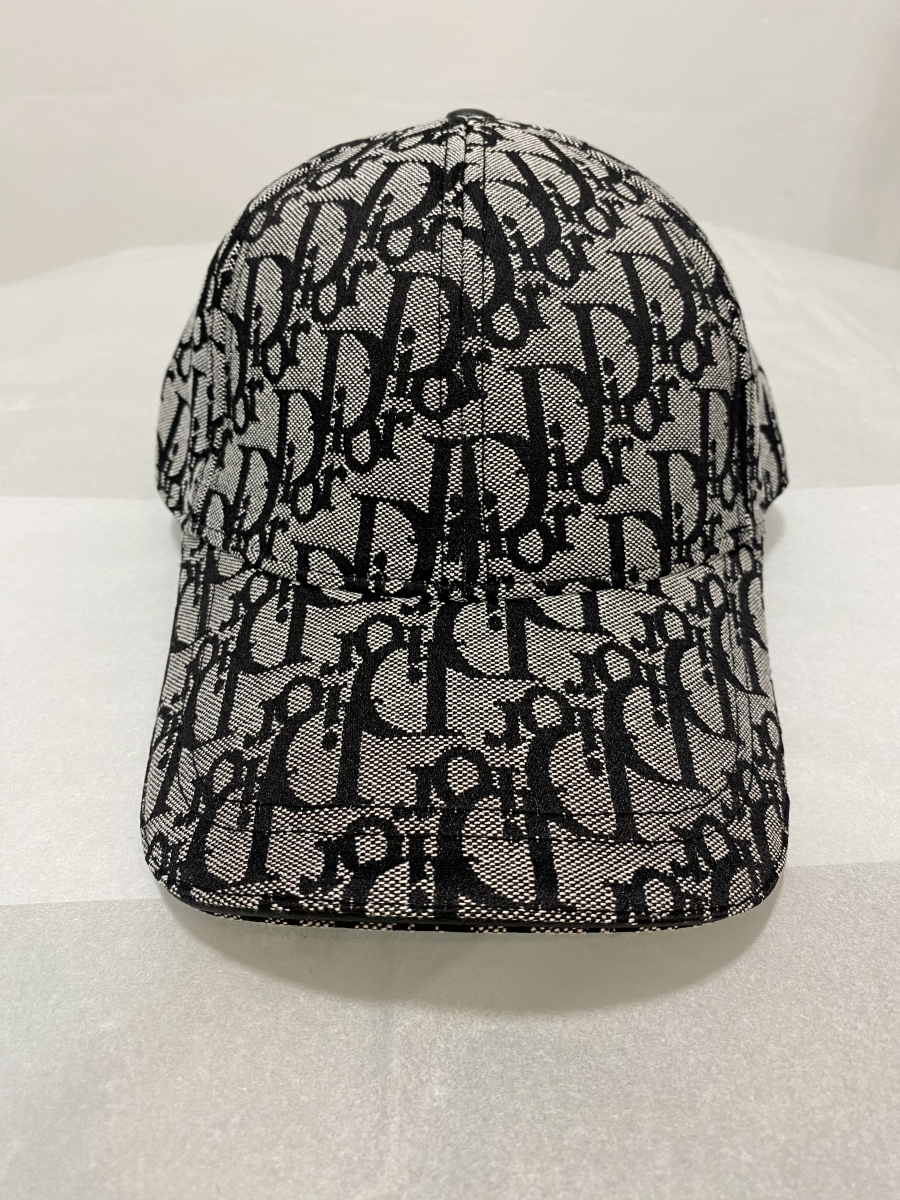 Christian Dior Cap CD Grey/Black | MASSIMOLUXURYOUTLET