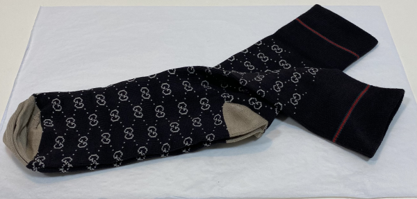 Gucci Firenze Cotton Socks Dark Brown | MASSIMOLUXURYOUTLET