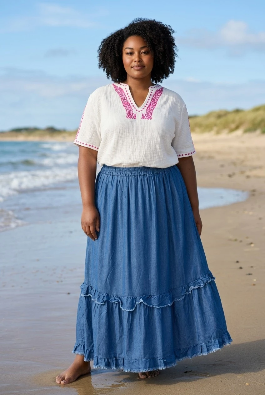Jupe Tencel | Chez Florem