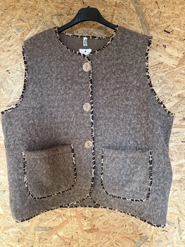 GILET SANS MANCHES 36/44 | LA RONDE DES MODES