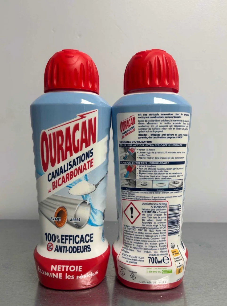 Ouragan canalisation bicarbonate anti odeur | Miniprix