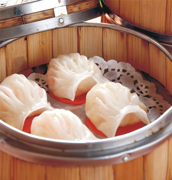 Raviolis crevette à la vapeur | 墨池 mochi