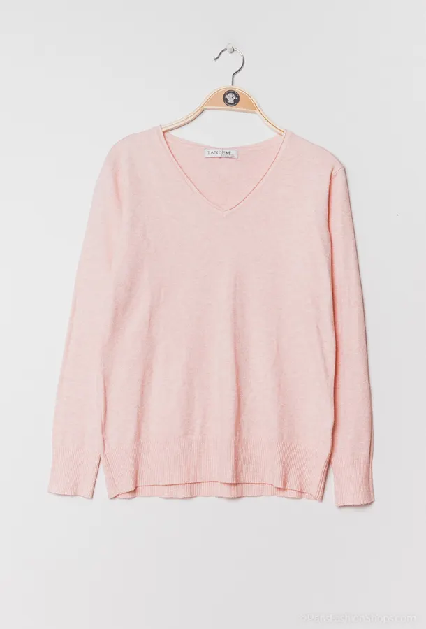 Pull col en V  | Nuances by maison Lanoo 
