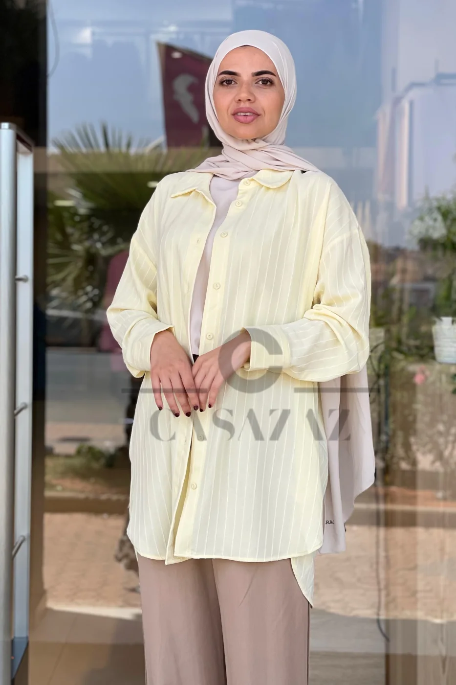 Chemise Rayée Oversize | CasaZaz