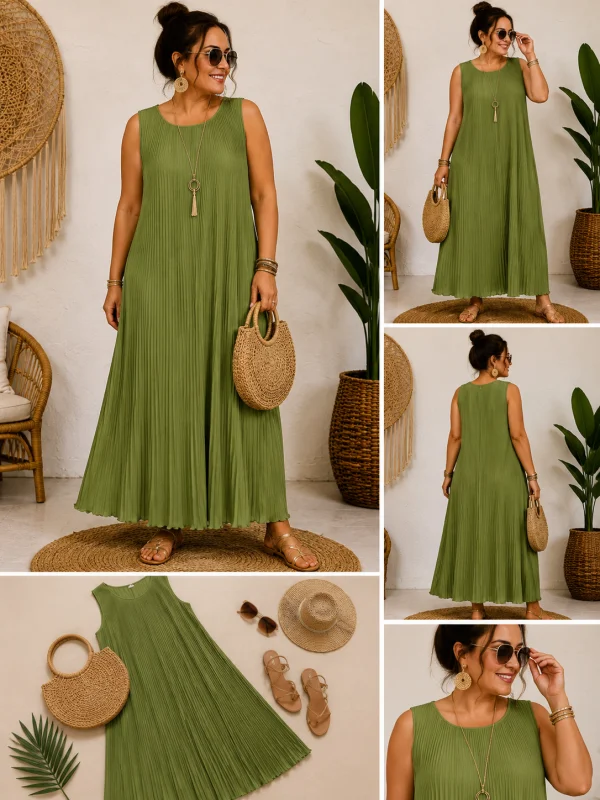 Robe " monia" anis 38 au 46/48 | Les Chics Filles by Sab