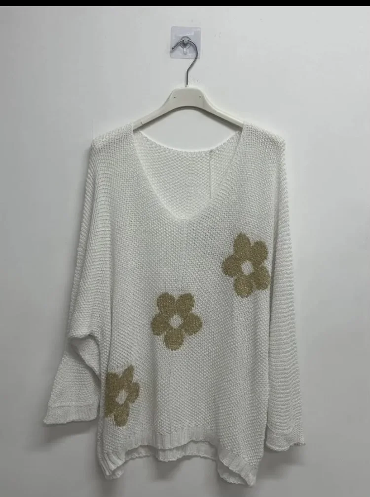 Pull fleurs | Jus de coco 