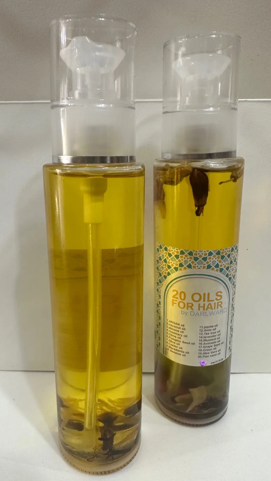 Huile fortifiante pour cheveux زيت مقوية للشعر | DARLWARD