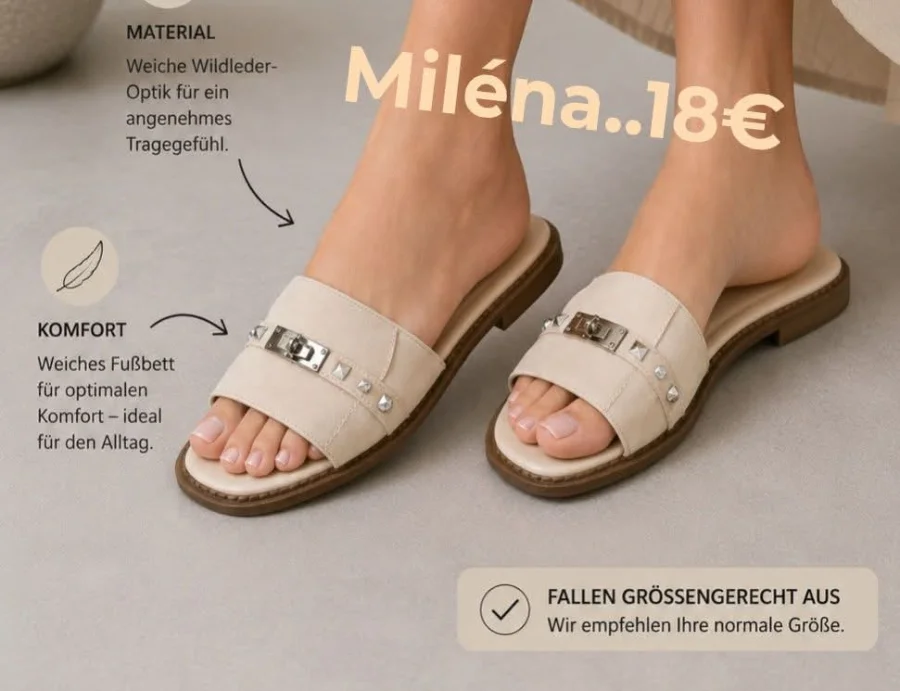 Miléna Pantoletten (2 Farben) | Lieblings Schuhe