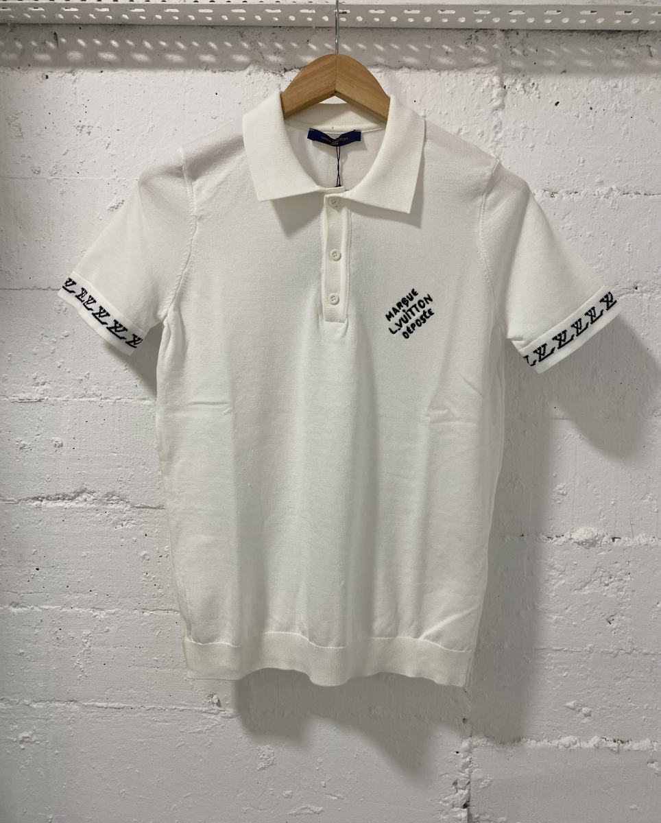Louis Vuitton Polo Shirt 'Marque, White | MASSIMOLUXURYOUTLET