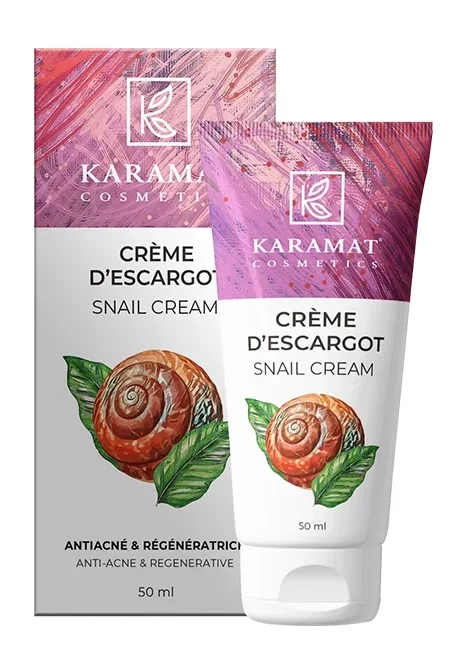CRÈME D'ESCARGOT 50 ML ( Anti-acné & régénératrice ) | AMCOSMETIK