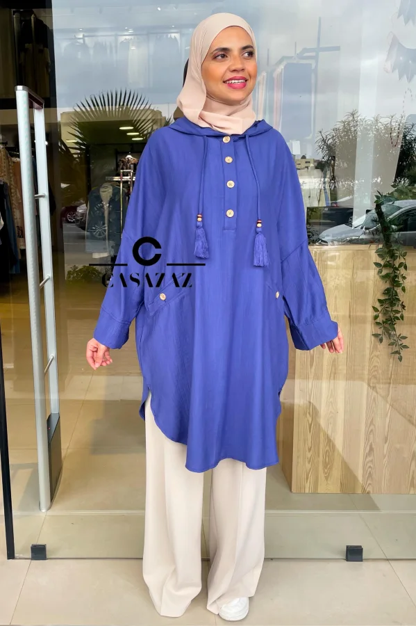 Capuche Bouton Lacet | CasaZaz